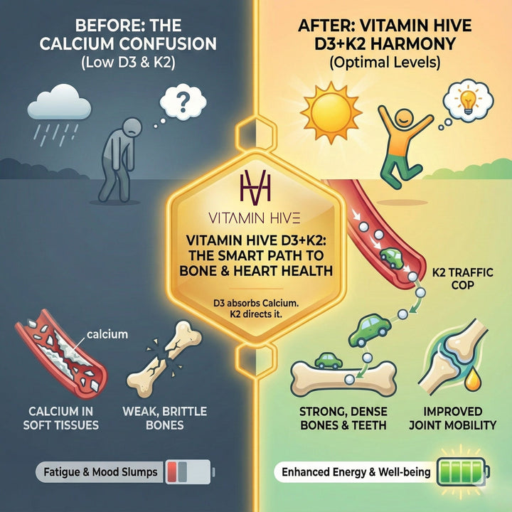 The "Perfect Pair" for your health, Vitamin D3 and K2