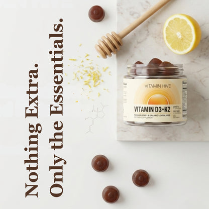 Plant-Based Vitamin D3 + K2 Gummies;  2-Jar Bundle